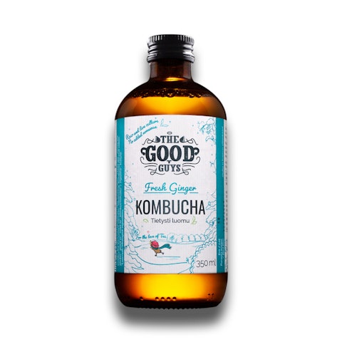 The Good Guys Kombucha fresh inkivääri 0,35l luomu