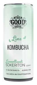 The Good Guys Kombucha Lime sokton 0,33l