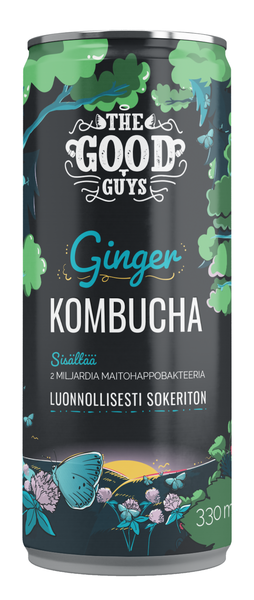 The Good Guys Kombucha Inkivääri sokeriton 0,33l