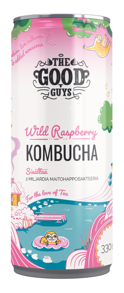 The Good Guys Wild Kombucha Raspberry 0,33l
