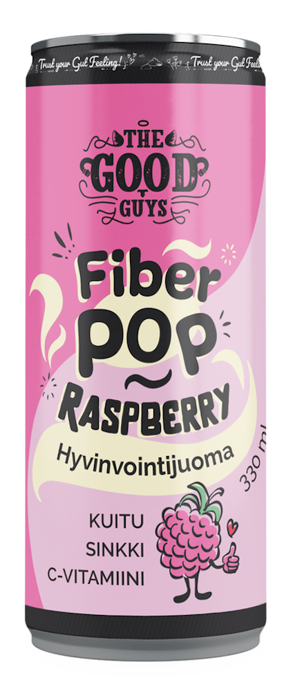The Good Guys Raspberry Fiber Pop 0,33l - HoReCa-tukku Kespro
