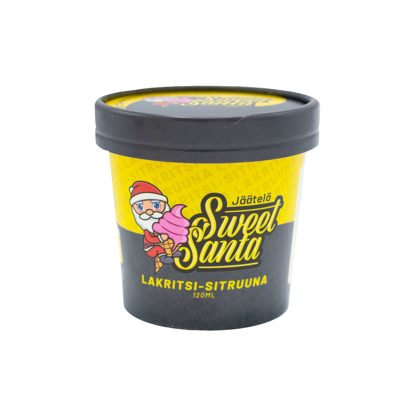 Sweet Santa lakritsi-sitruunajäätelö 120ml laktoositon