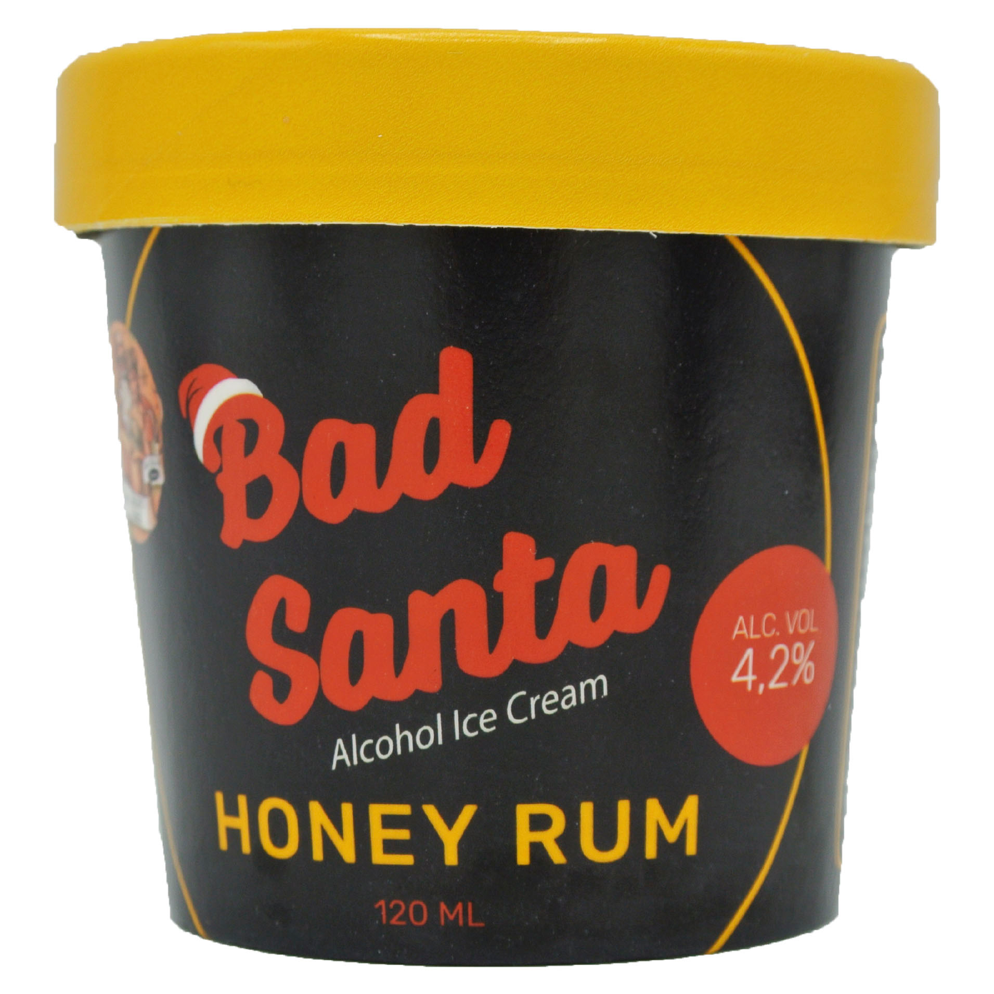 Bad Santa Honey Rum alkoholijäätelö 4,2% 120ml