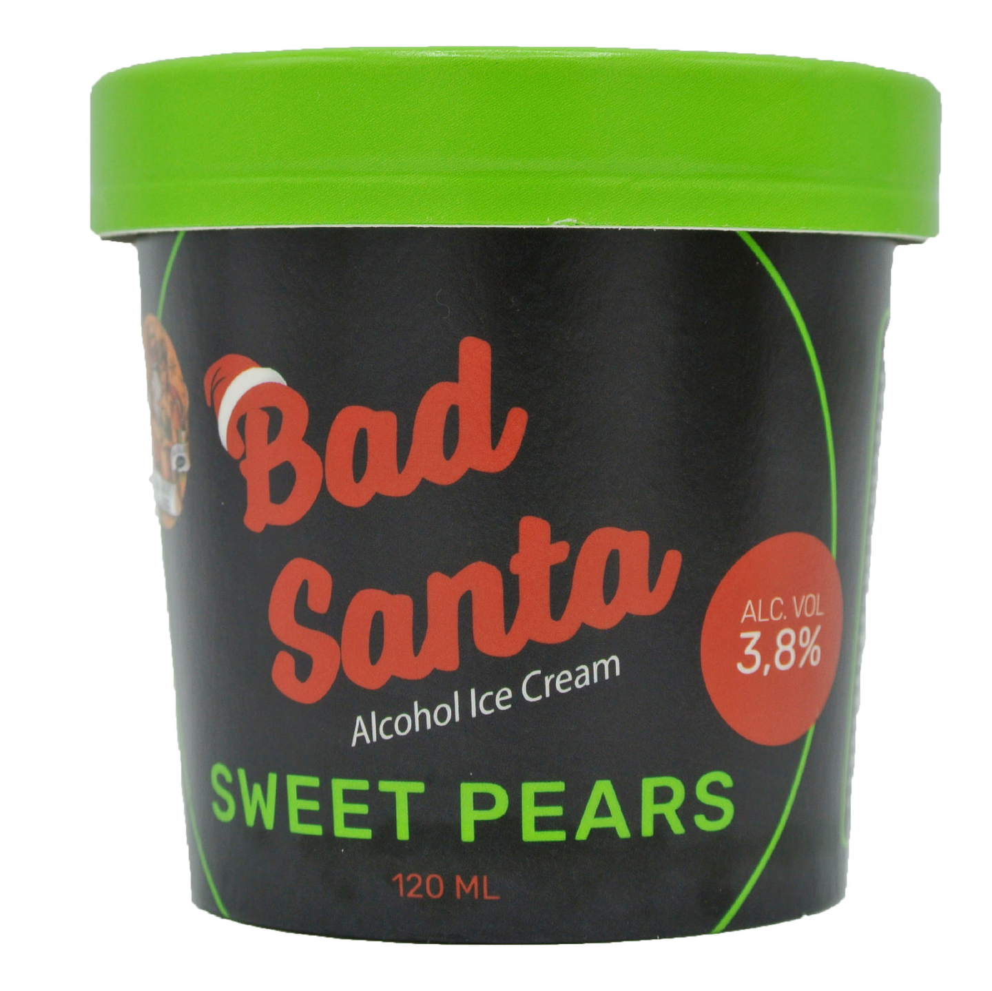 Bad Santa Sweet Pears alkoholijäätelö 3,8% 120ml