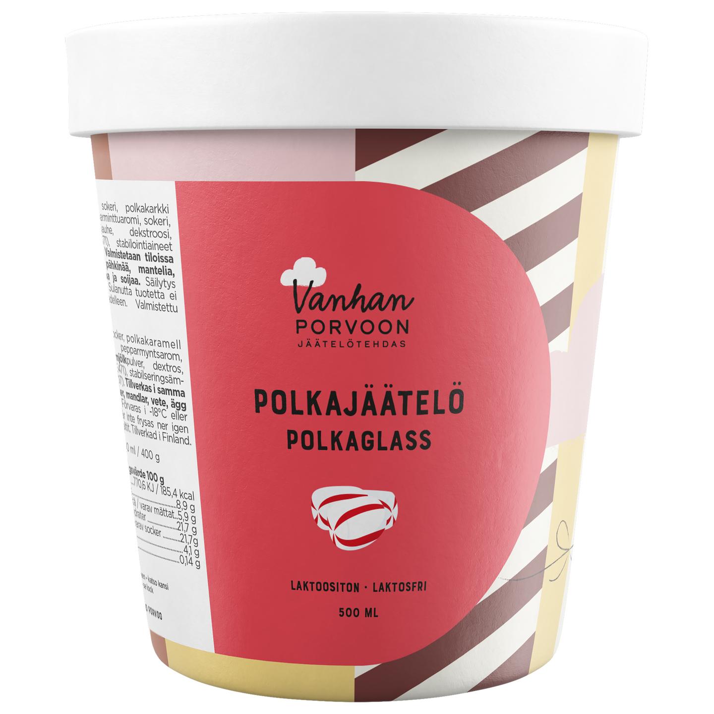 Vanhan Porvoon jäätelötehdas Polkajäätelö 500ml