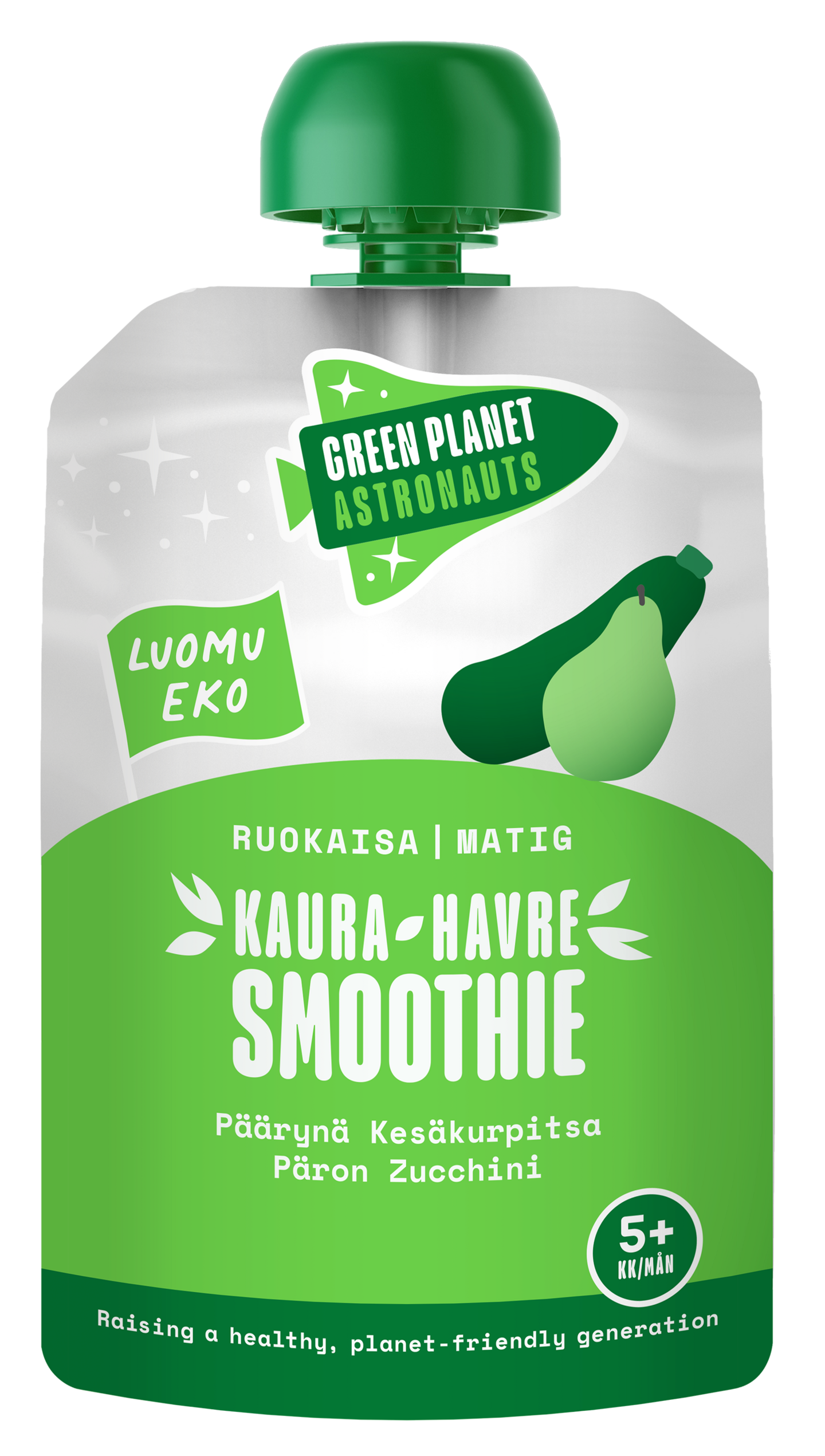 Green Planet Luomu kaurasmoothie 100g 5kk päärynä kesäkurpitsa | K-Ruoka  Verkkokauppa