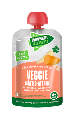 Green Planet Astronauts Luomu Veggie-ateria Bataatti-kvinoakulho 100g 6kk+