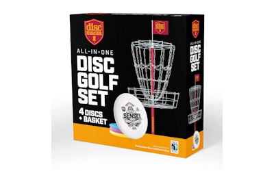 Discmania ALL IN ONE Disc Golf Set, kori + 4 kiekkoa - kuva