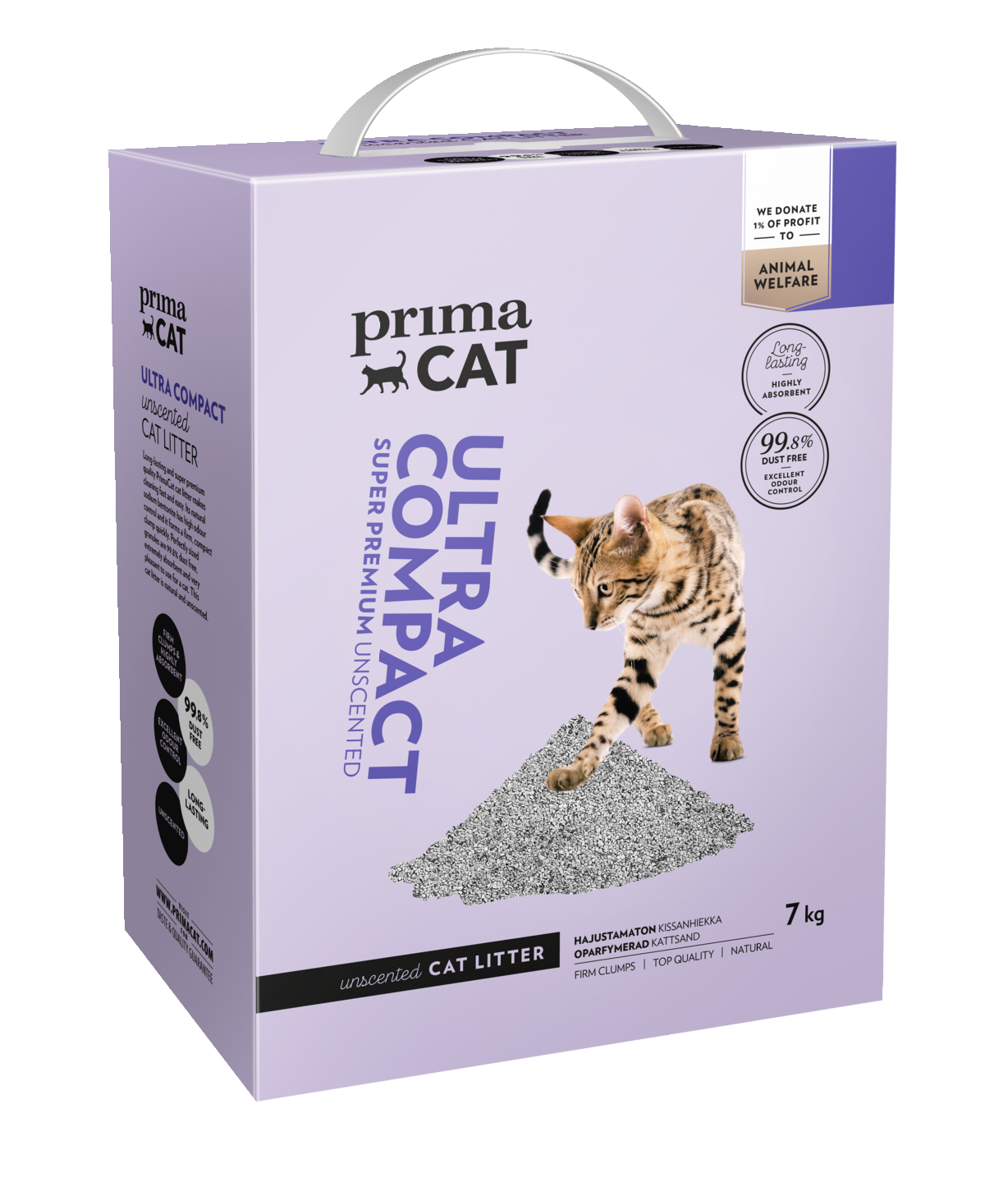 PrimaCat Ultra Compact Hajustamaton kissanhiekka 7 kg