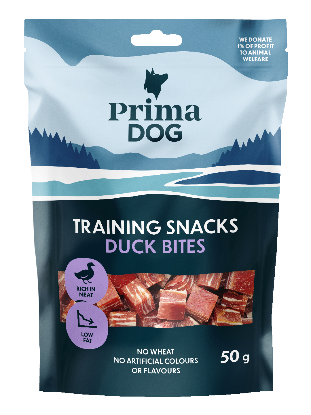 PrimaDog Training snacks ankkapala 50 g