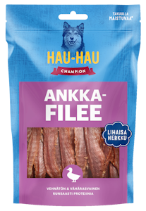 Hau-Hau Champion Ankkafilee makupalat koirille 100g