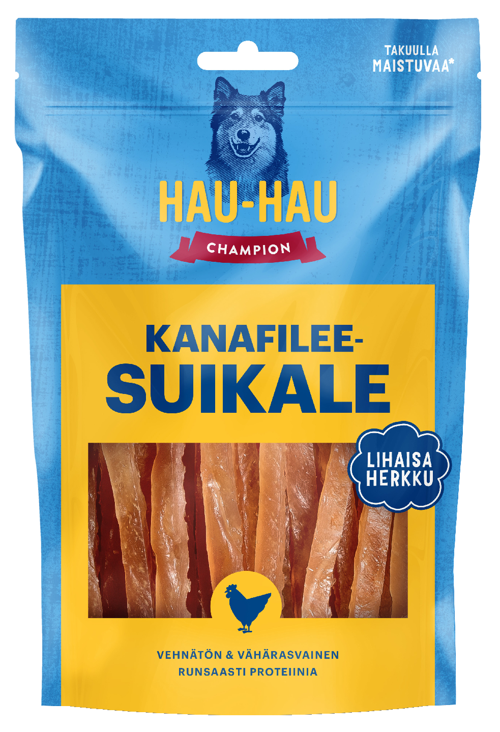 Hau-Hau Champion Kanafilee suikale makupala koirille 100g