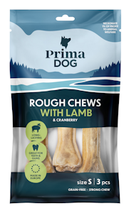 PrimaDog Rough Chews täytetty puruluu S 105g lammas-karpa