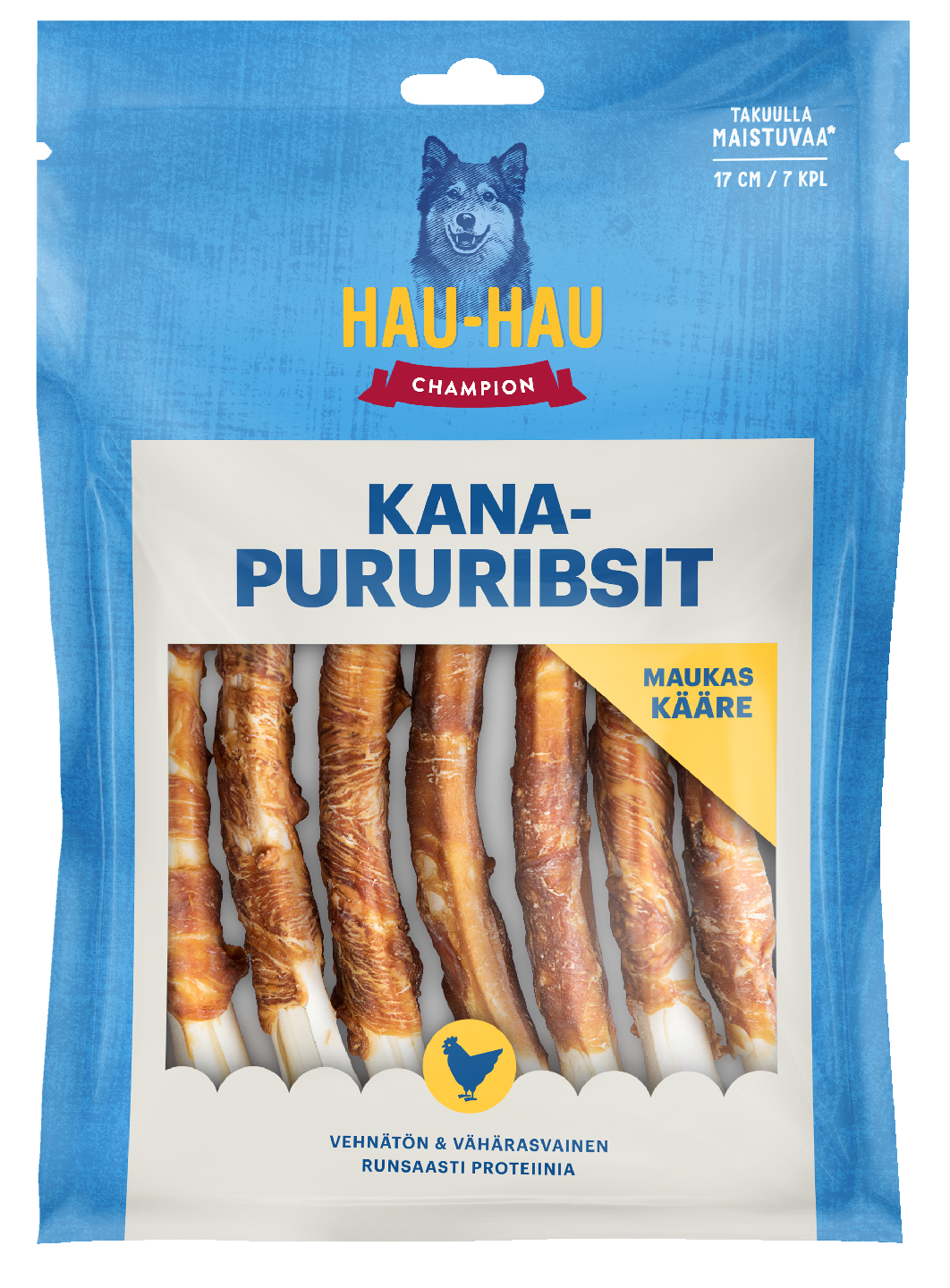 Hau-Hau Champion Kanapururibsit 17cm 7kpl 88x490g QPA