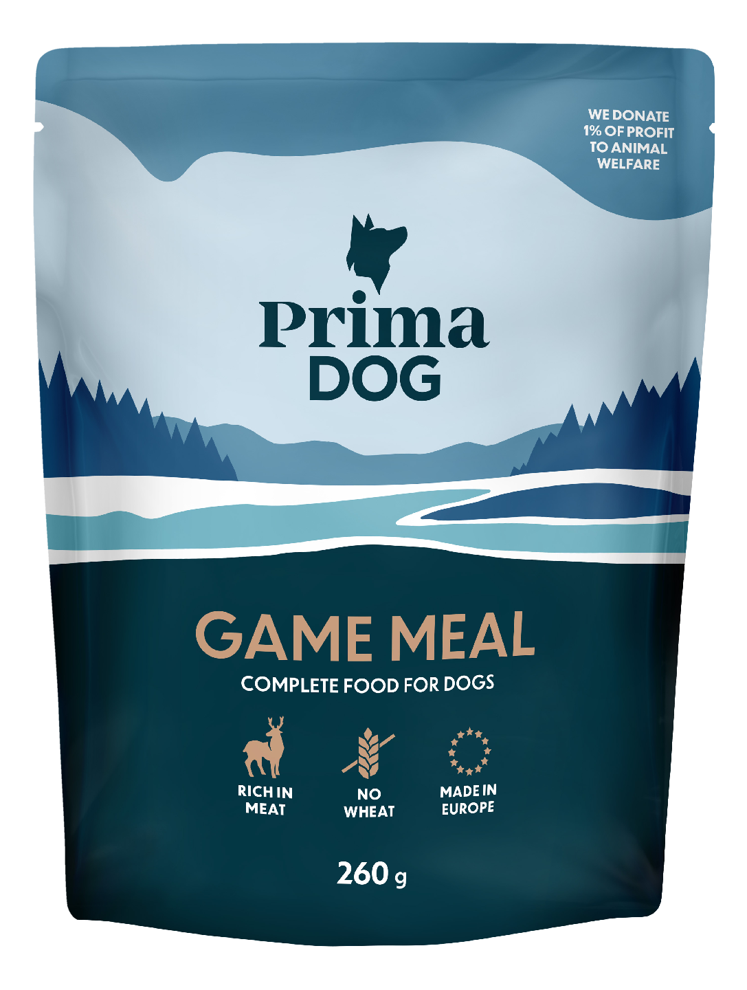 PrimaDog Riista-ateria 260g