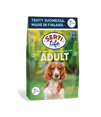 SertiLife Adult täysravinto aikuisille koirille kana 4kg