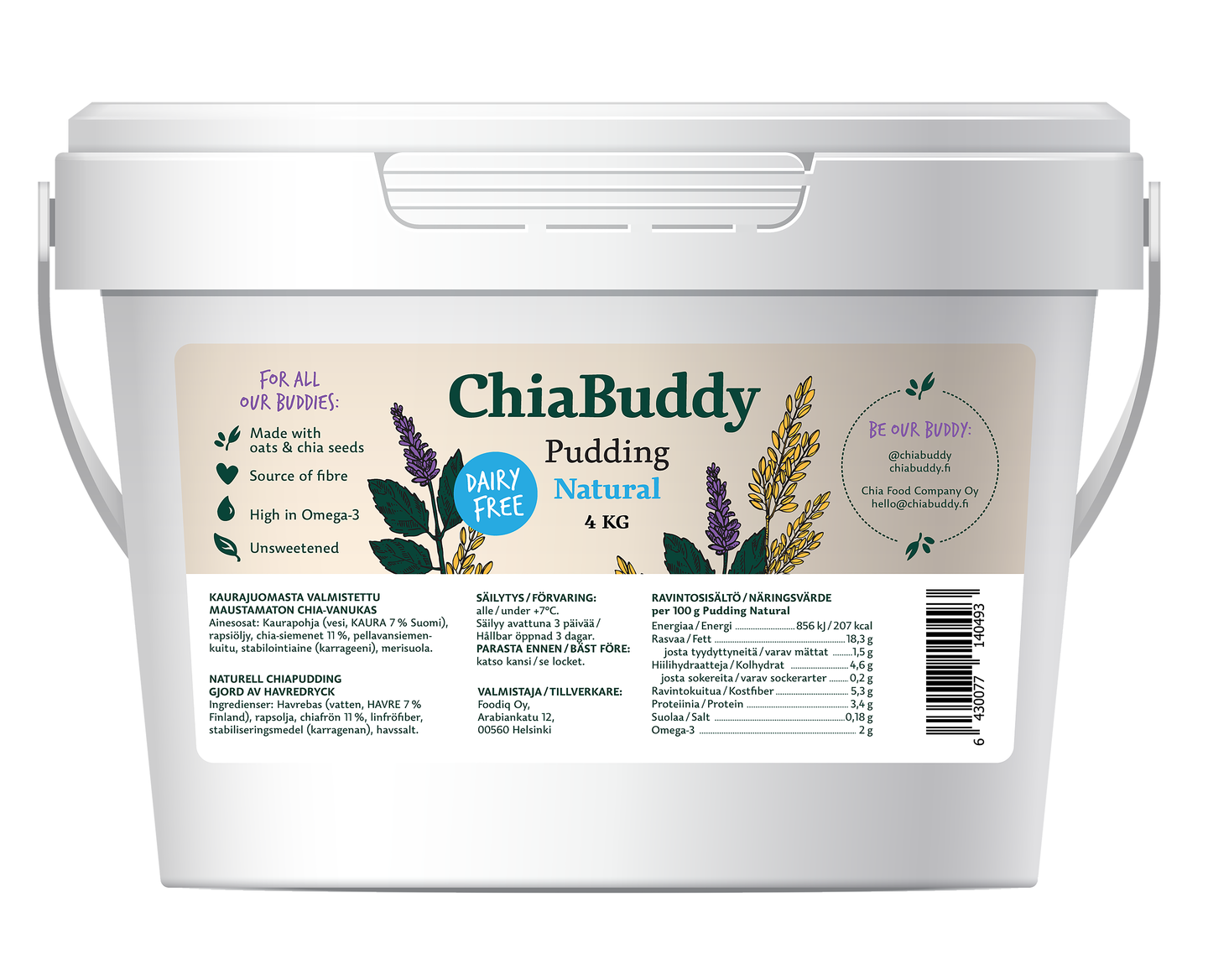 ChiaBuddy chiavanukas 4kg maustamaton | K-Ruoka Verkkokauppa
