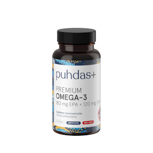 Puhdas+ Omega-3 180mg EPA+120mg DHA 80 kaps 56g