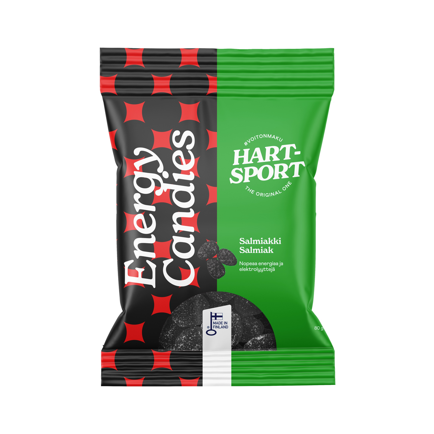 Hart-Sport energiakarkki 80g Salmiakki