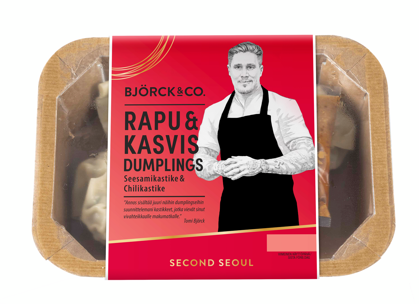 Björk&Co rapu kasvis dumplings seesamikastike & chilikastike 175g | K-Ruoka  Verkkokauppa