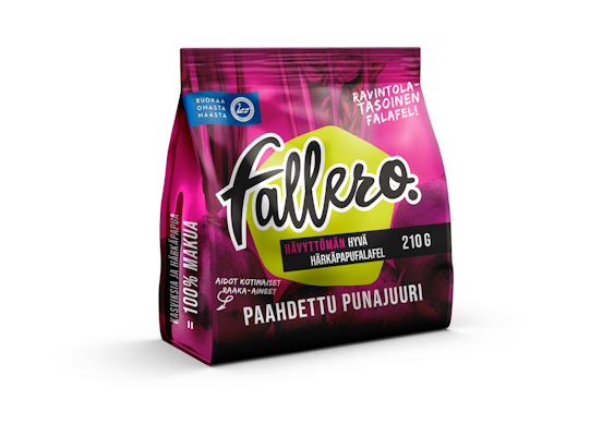 Fallero paahdettu punajuuri-härkäpapufalafel 210g
