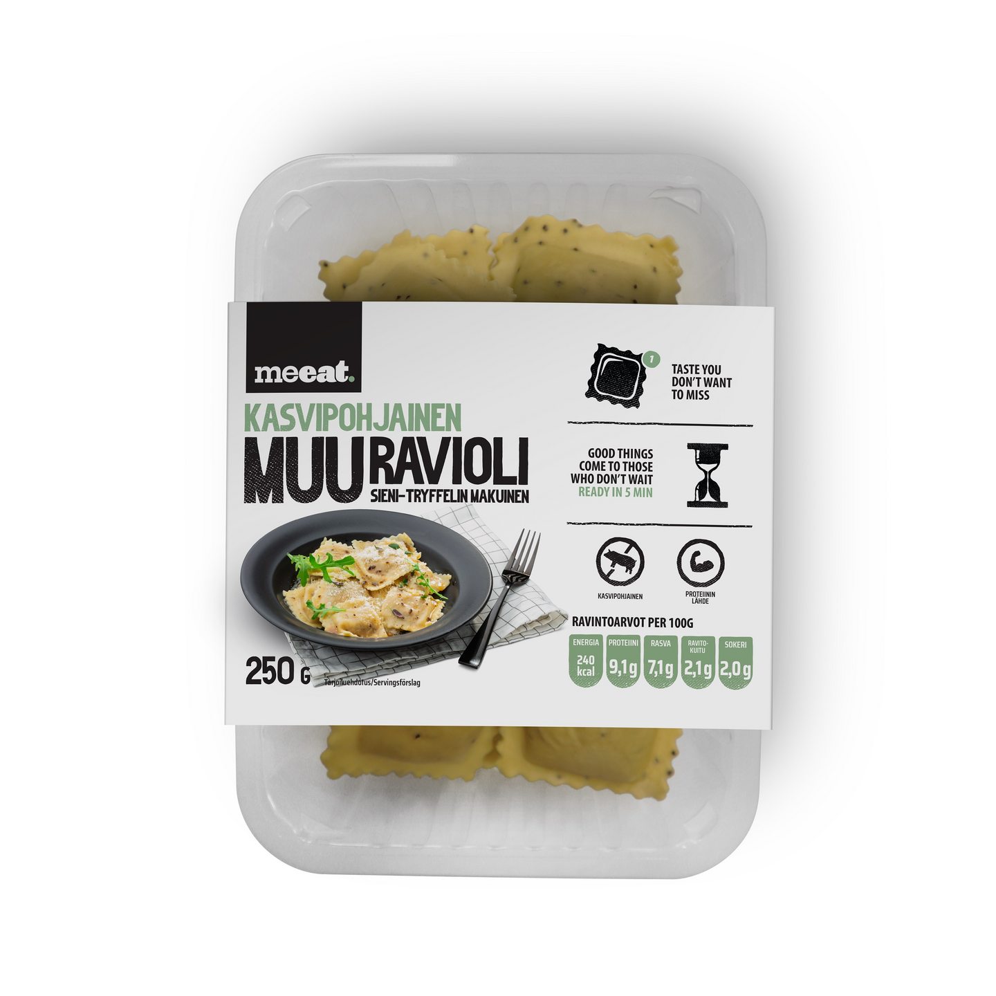 Meeat ravioli 250g sieni tofu | K-Ruoka Verkkokauppa