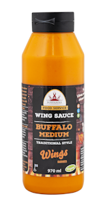 Poppamies Wing Sauce Buffalo Medium siipikastike 970ml