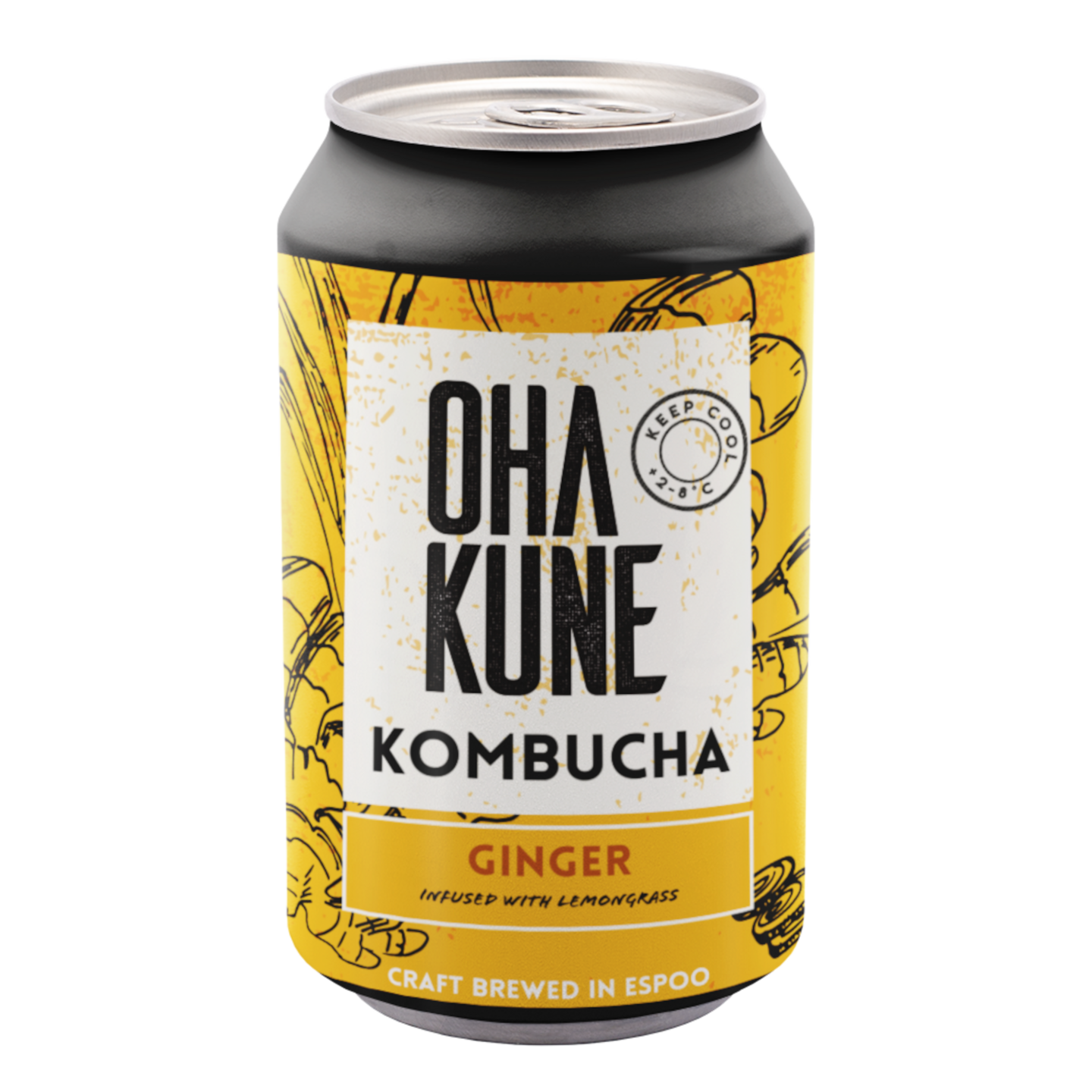 Ohakune Kombucha Ginger teejuoma 0,33l