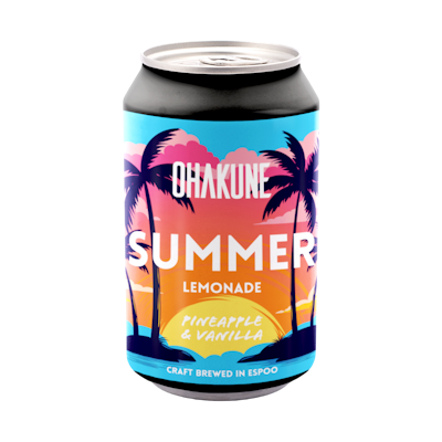 Ohakune Summer Lemonade Pineapple-Vanilla virvoitusjuoma 0,33l