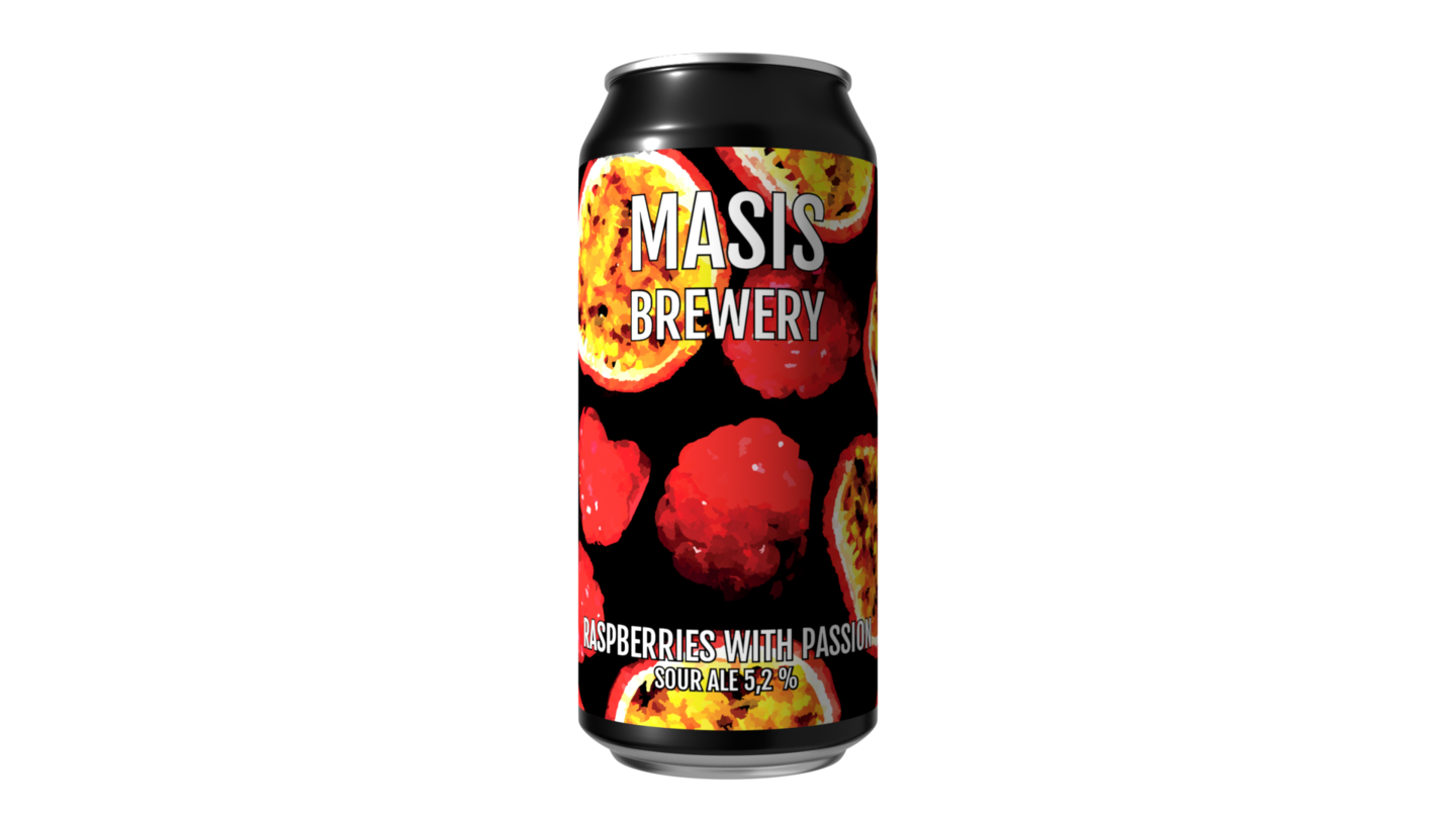 Masis Brewery Raspberries with Passion Sour 5,2 % 0,44 l