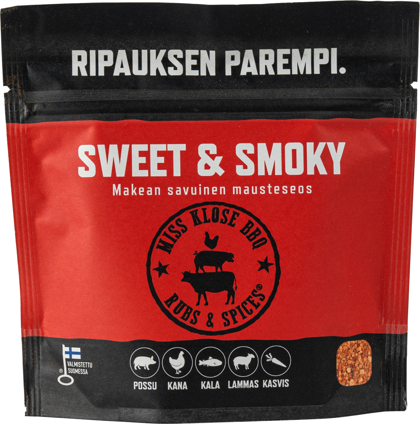 Miss Klose mausteseos 100g Sweet-Smoky Makean savuinen mausteseos.