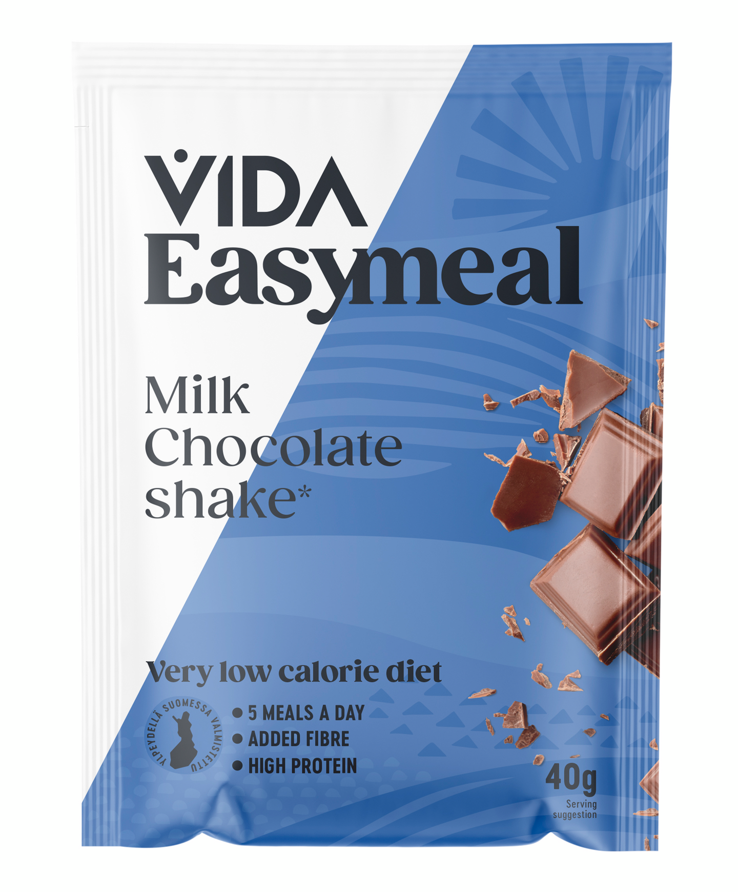 Vida Easy Meal ateria-aines maitosuklaanmakuinen pirtelö 40g