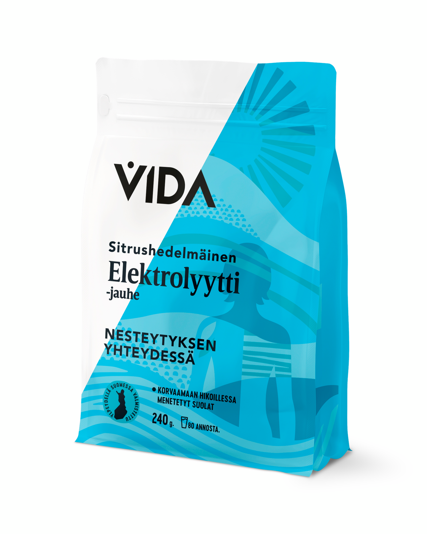 Vida elektrolyyttijauhe sitrushedelmäinen 240g 56kpl QPA