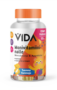 Vida Monivitamiininalle metsämarja & appelsiini 120 kpl / 240 g