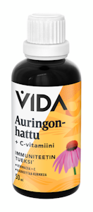 Vida Auringonhattu + C ravintolisä 50 ml