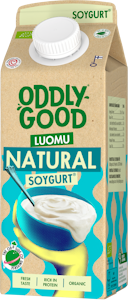 Oddlygood soygurt 750g natural luomu