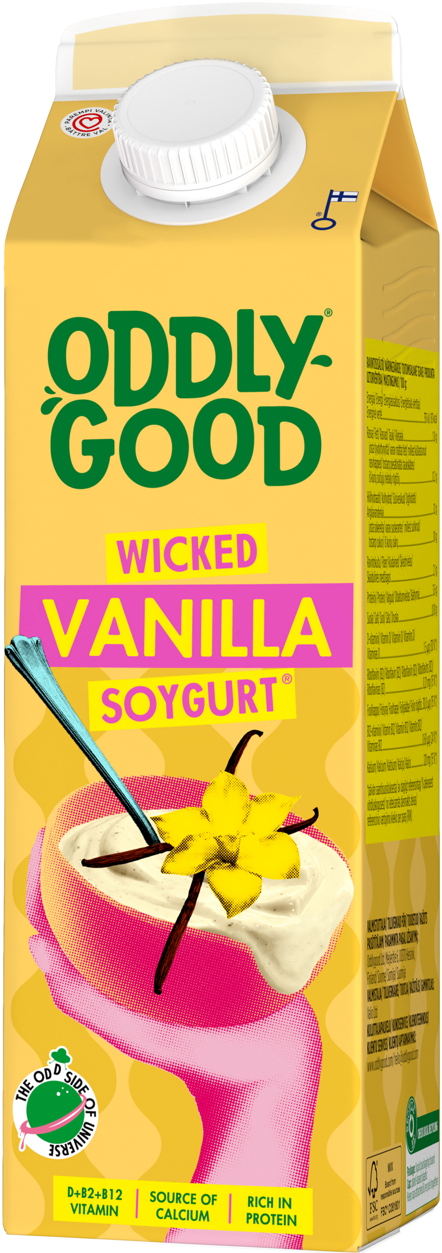 Oddlygood Planti soygurt 1kg vanilja