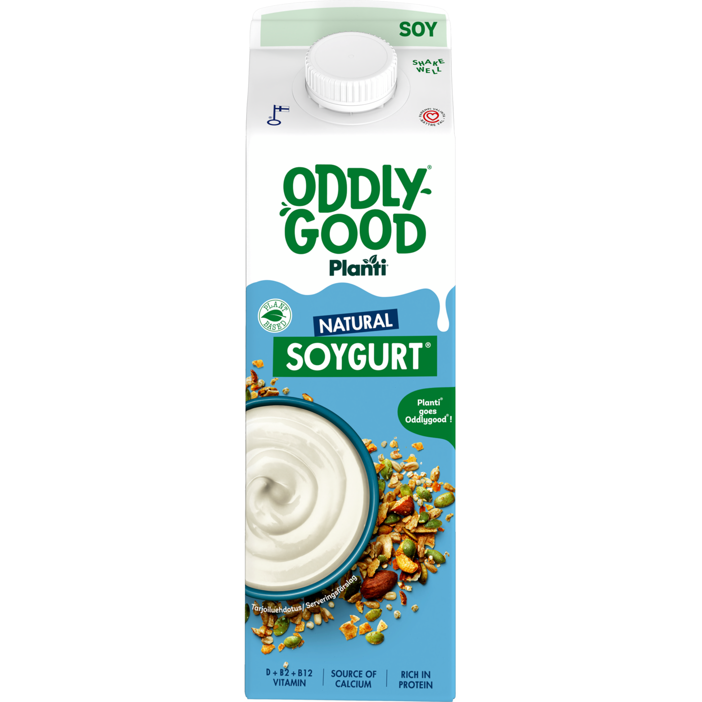Oddlygood Planti soygurt 1kg natural
