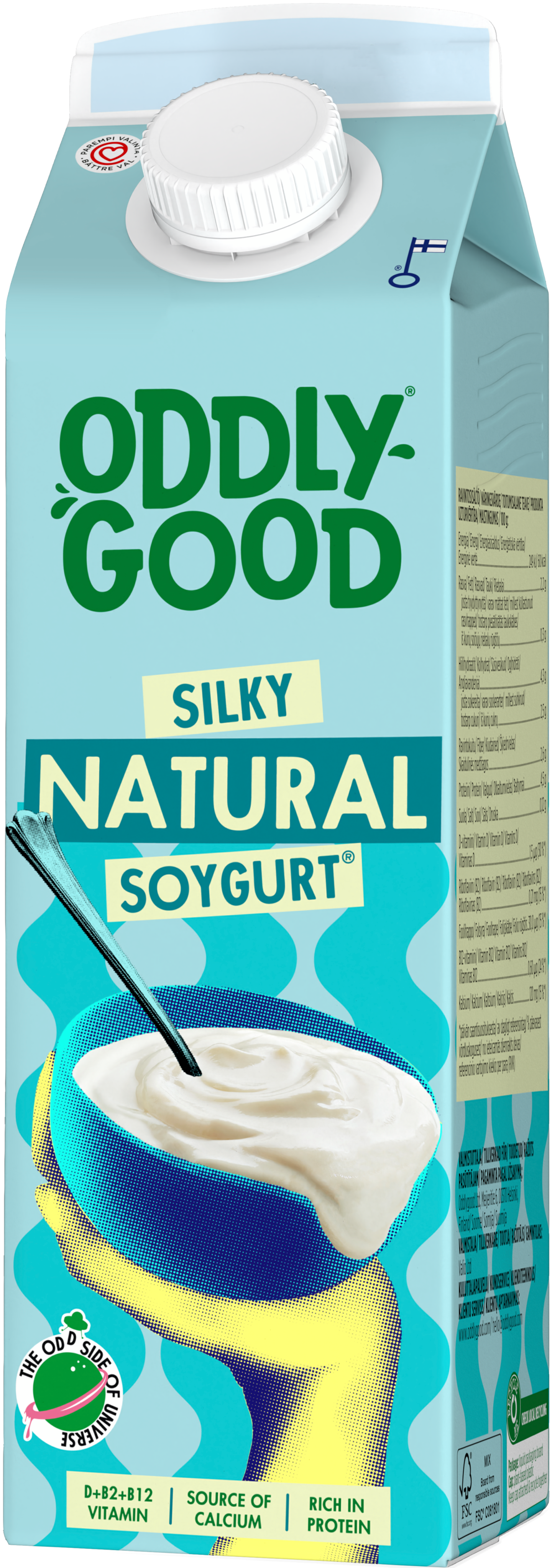 Oddlygood soygurt 1kg natural