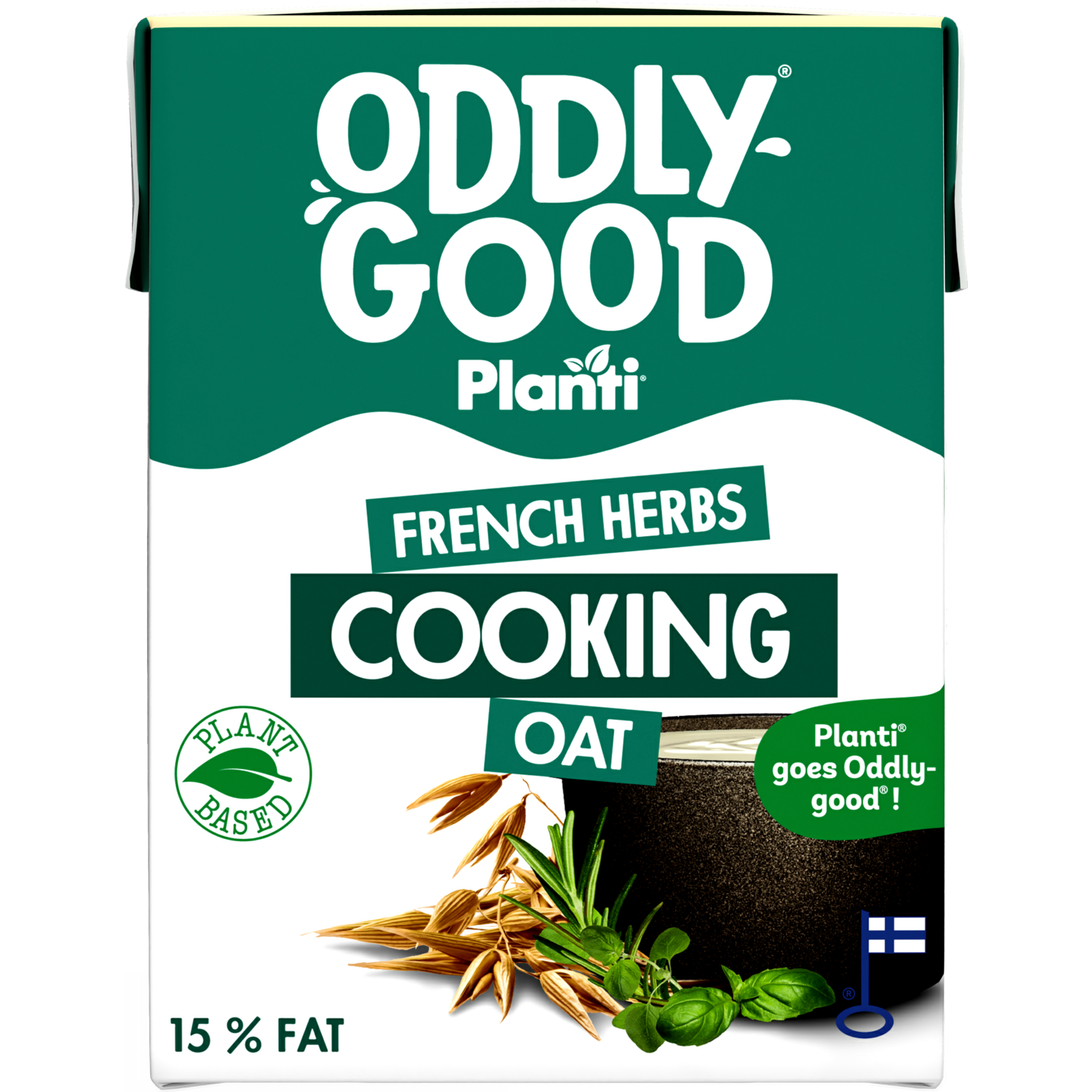 Oddlygood Planti Cooking Oat 2dl ranskalaiset yrtit
