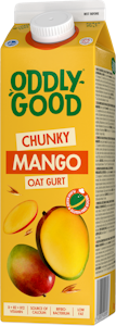 Oddlygood kaurapohjainen gurtti 1kg mango gluteeniton