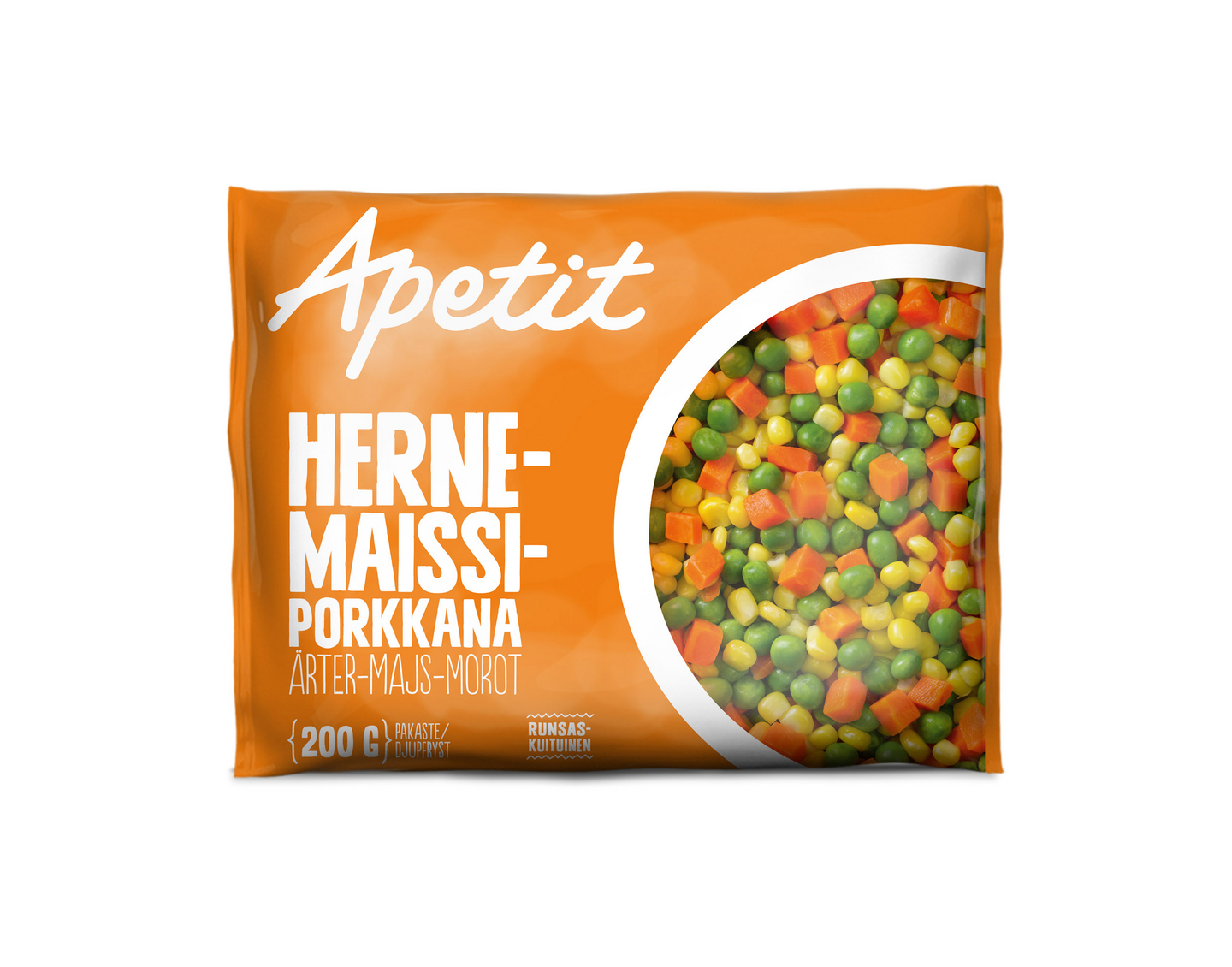 Apetit herne-maissi-porkkana 200g pakaste