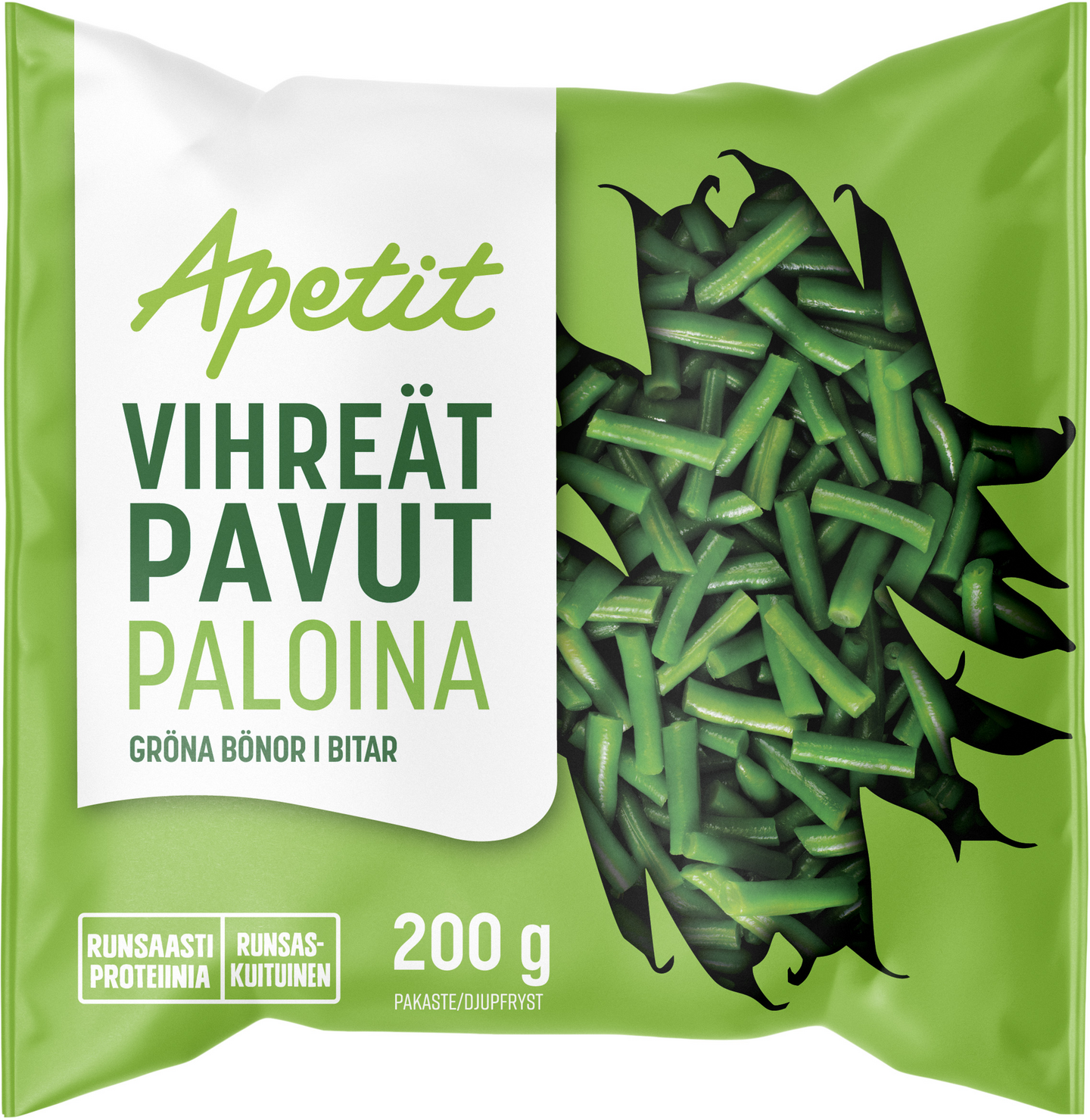 Apetit vihreitä papuja paloina 200g pakaste