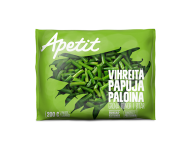 Apetit vihreitä papuja paloina 200g pakaste