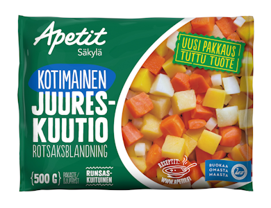 Apetit kotimaiset juureskuutiot 500g pakaste