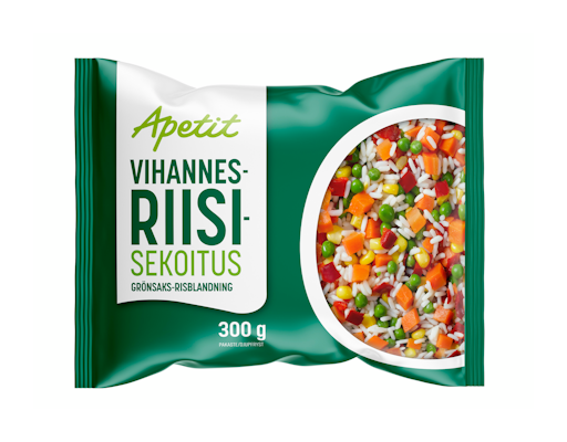 Apetit Vihannes-riisisekoitus 300g pa