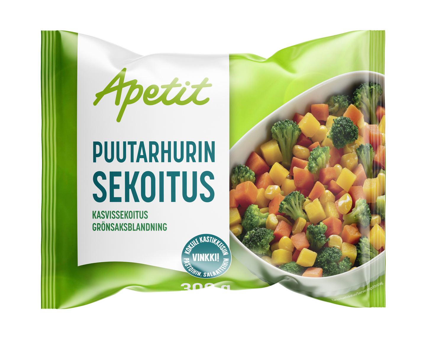 Apetit puutarhurin sekoitus kasvissekoitus 300g pakaste