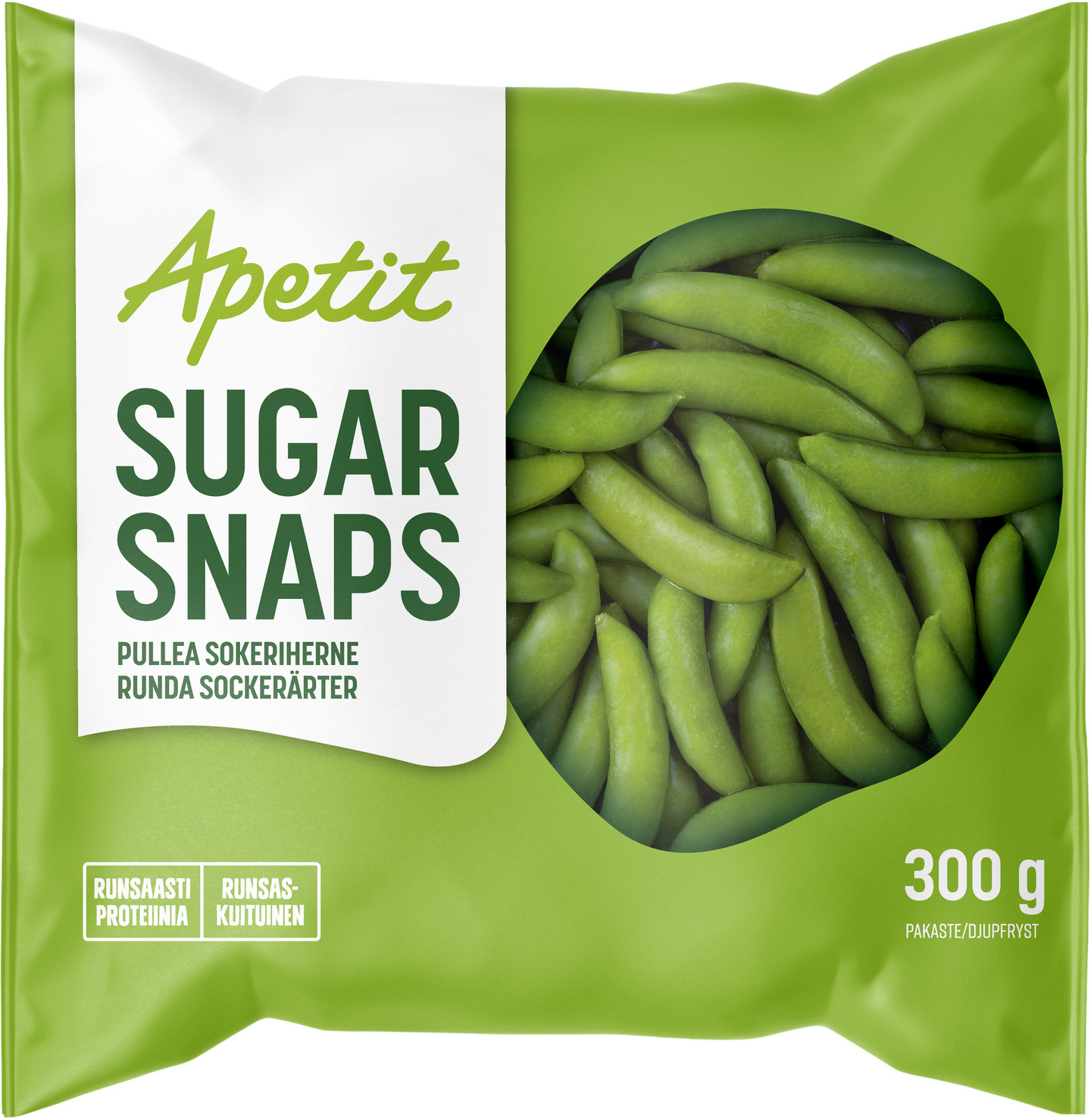 Apetit sugar snaps pullea sokeriherne 300g pakaste