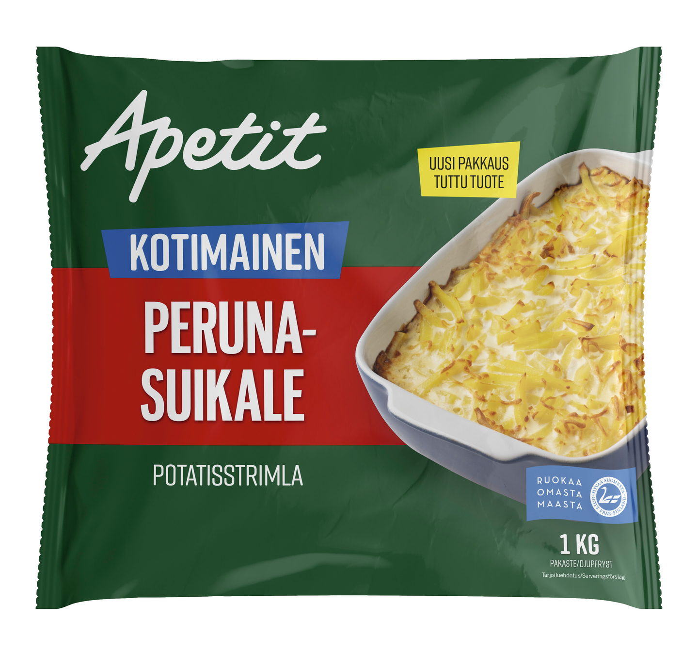 Apetit Kotimaiset perunasuikaleet 1kg pa — HoReCa-tukku Kespro