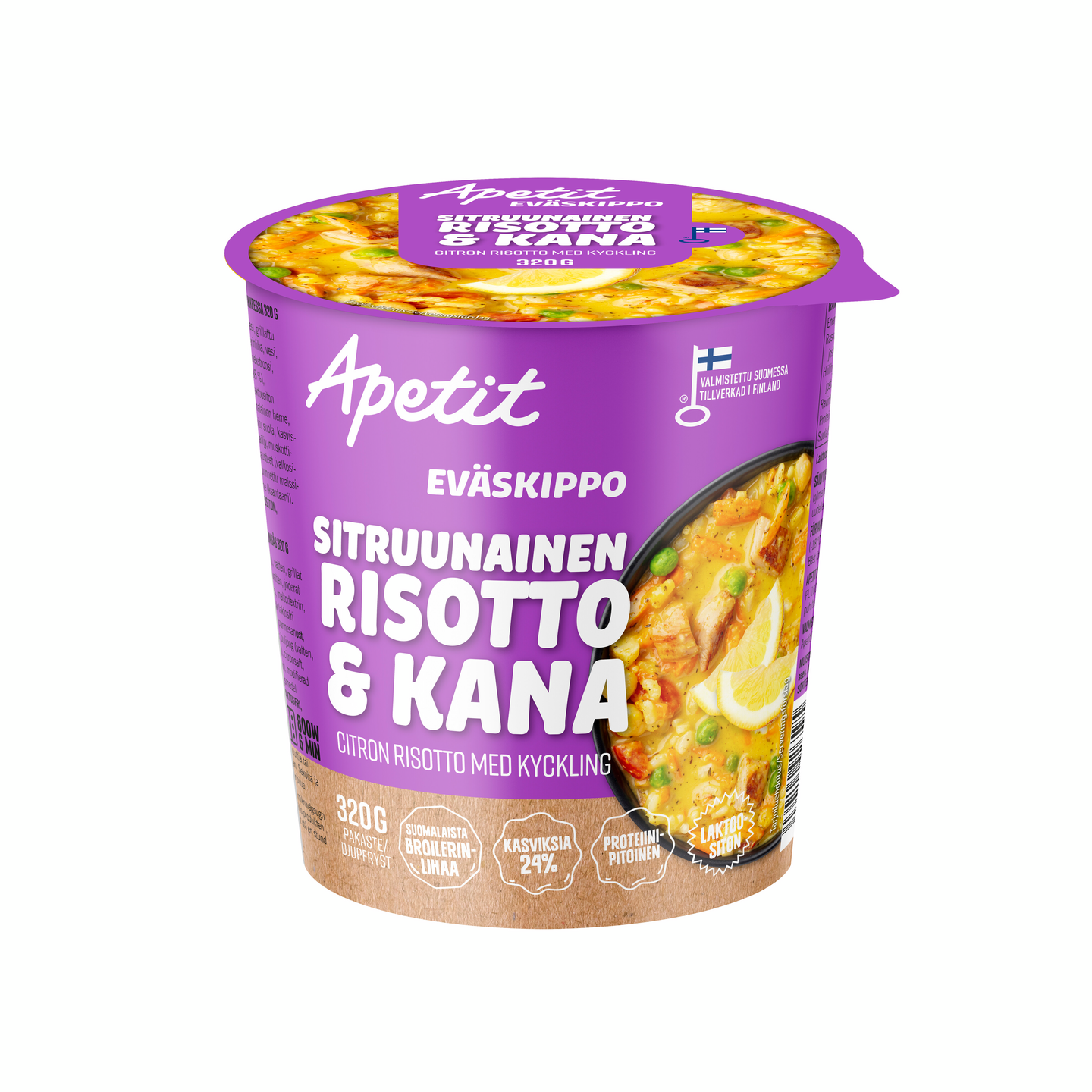 Apetit Eväskippo 320g sitruunainen risotto ja kana pakaste | K-Ruoka  Verkkokauppa